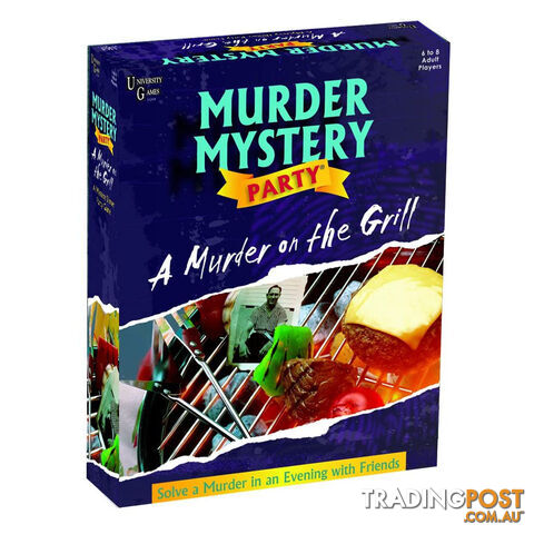 Murder Mystery Party - A Murder on the Grill Party Game - University Games -...