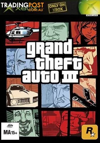 Grand Theft Auto III [Pre-Owned] (Xbox (Original)) - Rockstar Games - Retro Xbox Software