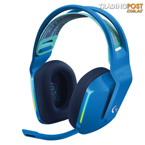 Logitech G733 Lightspeed Wireless RGB Gaming Headset (Blue) - Logitech - Headset GTIN/EAN/UPC: 097855159809