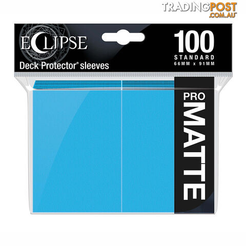 Ultra Pro Eclipse Matte Deck Protectors 100 Pack (Sky Blue) - Ultra Pro - Tabletop Trading Cards Accessory GTIN/EAN/UPC: 074427156152