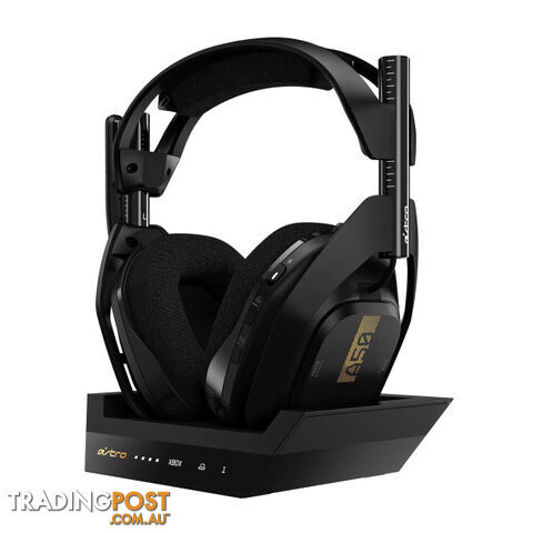 ASTRO A50 Gen 4 Wireless Headset (Black/Gold) for Xbox One / PC & Mac - ASTRO - Headset GTIN/EAN/UPC: 097855148155 - photo 3 of 6