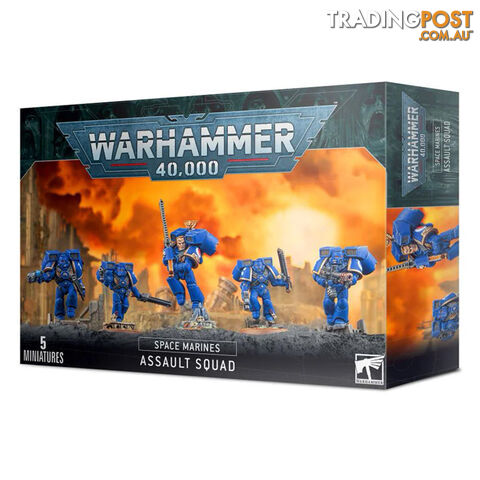 Warhammer: 40,000 Space Marines Assault Squad - Games Workshop - Tabletop Miniatures GTIN/EAN/UPC: 5011921142439