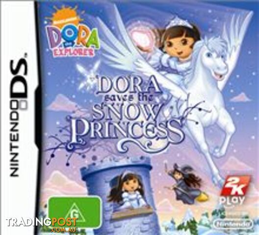 Dora the Explorer: Dora Saves the Snow Princess [Pre-Owned] (DS) - 2K Play - P/O...