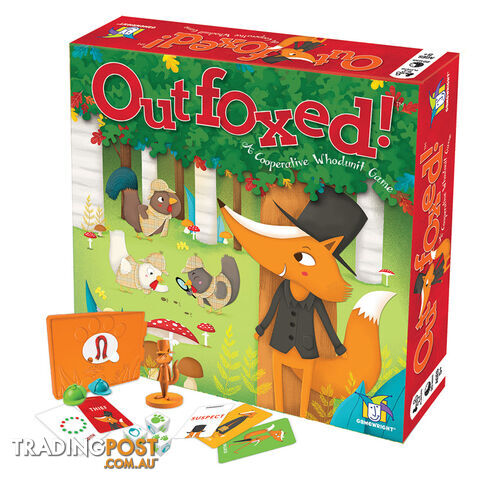 Outfoxed Board Game - Gamewright GWR418 - Tabletop Board Game GTIN/EAN/UPC: 759751004187