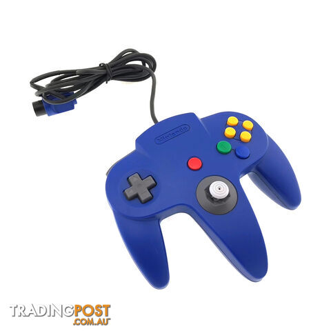 Nintendo 64 Blue Controller [Pre-Owned] - Nintendo - Retro N64 Accessory