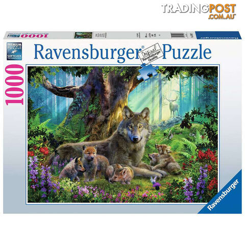 Ravensburger Wolves in the Forest 1000 Piece Jigsaw Puzzle - Ravensburger - Tabletop Jigsaw Puzzle GTIN/EAN/UPC: 4005556159871