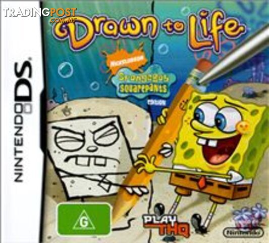 Drawn to Life Spongebob Squarepants Edition [Pre-Owned] (DS) - THQ - P/O DS...