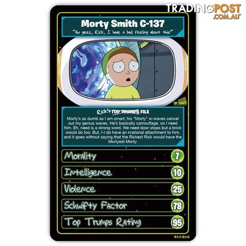 Top Trumps: Rick & Morty - Winning Moves - Tabletop Card Game GTIN/EAN/UPC: 5036905031943 - photo 2 of 4