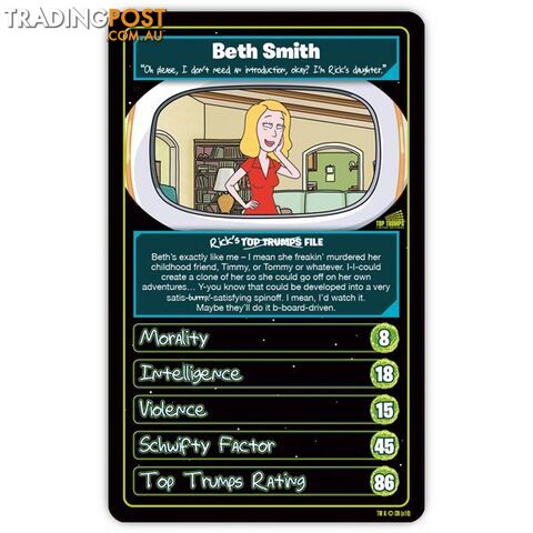 Top Trumps: Rick & Morty - Winning Moves - Tabletop Card Game GTIN/EAN/UPC: 5036905031943 - photo 3 of 4