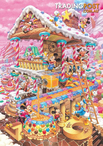 Tenyo Disney's Fantastical Treats House 266 Piece Jigsaw Puzzle - Tenyo Co., Ltd - Tabletop Jigsaw Puzzle GTIN/EAN/UPC: 4905823855744