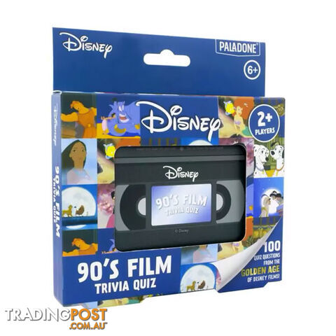 Disney 90's Film Trivia Quiz Card Game - Paladone - Tabletop Card Game GTIN/EAN/UPC: 5055964743581