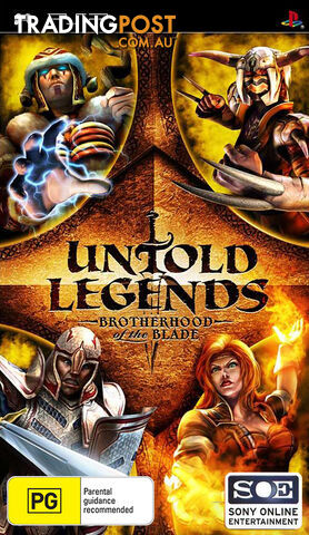 Untold Legends: Brotherhood of the Blade [Pre-Owned] (PSP) - Sony Interactive...