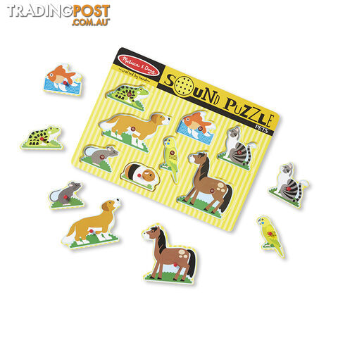 Melissa & Doug Pets 8 Piece Sound Jigsaw Puzzle - Melissa & Doug - Toys Games & Puzzles GTIN/EAN/UPC: 000772007306 - photo 2 of 2