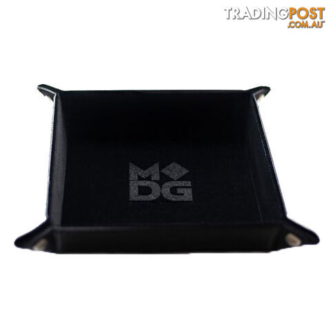 MDG Velvet Folding Dice Tray 10" x 10" (Black) - Metallic Dice Games LLC - Tabletop Accessory GTIN/EAN/UPC: 852678889193