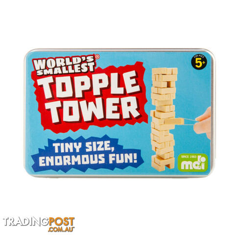 World's Smallest Topple Tower Board Game - MDI Aus - Toys Games & Puzzles GTIN/EAN/UPC: 9318051143838