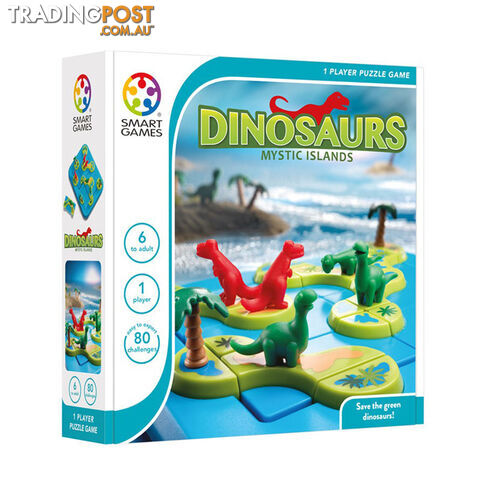 Smart Games Dinosaurs Mystic Islands Puzzle Game - Smart Games - Tabletop Board Game GTIN/EAN/UPC: 5414301518426