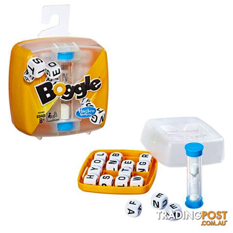 Boggle Plastic Case Edition Board Game - Hasbro Gaming HASC2187 - Tabletop Board Game GTIN/EAN/UPC: 630509544486