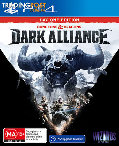 Dungeons & Dragons: Dark Alliance Day One Edition (PS4) - Wizards of the Coast - PS4 Software GTIN/EAN/UPC: 4020628700881