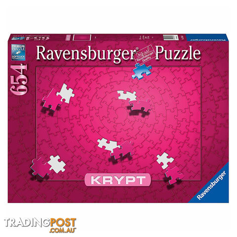 Ravensburger Krypt Pink Spiral 654 Piece Jigsaw Puzzle - Ravensburger - Tabletop Jigsaw Puzzle GTIN/EAN/UPC: 4005556165643