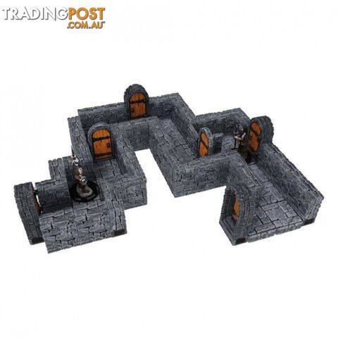 Warlock Tiles: Dungeon 1 Inch Straight Walls Expansion Set - WizKids - Tabletop Role Playing Game GTIN/EAN/UPC: 634482165171