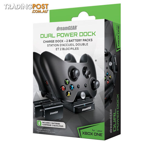 dreamGEAR Dual Power Dock for Xbox One - dreamGEAR - Xbox One Accessory GTIN/EAN/UPC: 845620066247