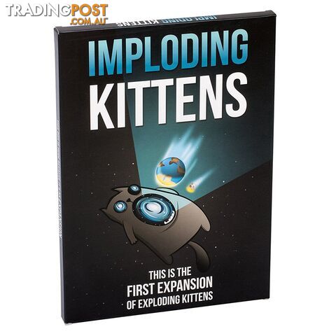 Exploding Kittens: Imploding Kittens Expansion Card Game - Exploding Kittens LLC - Tabletop Card Game GTIN/EAN/UPC: 852131006051
