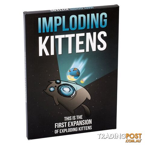 Exploding Kittens: Imploding Kittens Expansion Card Game - Exploding Kittens LLC - Tabletop Card Game GTIN/EAN/UPC: 852131006051