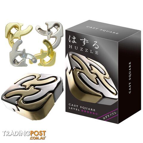 Hanayama Level 5 Square Cast Puzzle - Hanayama Co.,LTD. - Tabletop Puzzle Game GTIN/EAN/UPC: 779090900506