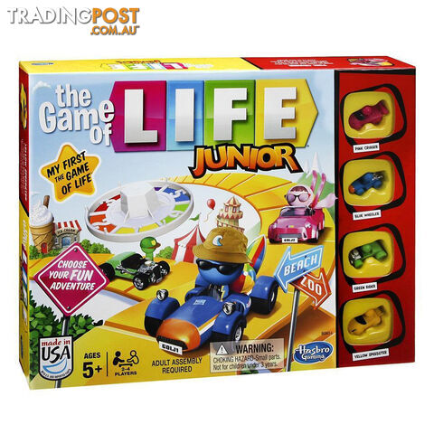 The Game of Life Junior Board Game - Hasbro Gaming HASB0654 - Tabletop Board Game GTIN/EAN/UPC: 630509590230