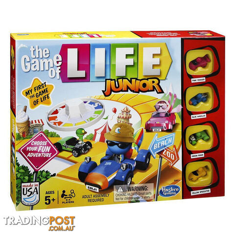The Game of Life Junior Board Game - Hasbro Gaming HASB0654 - Tabletop Board Game GTIN/EAN/UPC: 630509590230