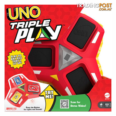 UNO Triple Play Card Game - Mattel - Tabletop Card Game GTIN/EAN/UPC: 194735006960