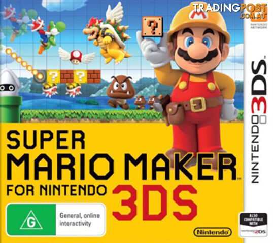 Super Mario Maker for Nintendo 3DS [Pre-Owned] (3DS) - Nintendo - P/O 2DS/3DS Software GTIN/EAN/UPC: 9318113994316