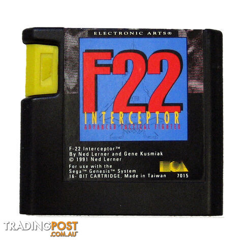 F-22 Interceptor [Pre-Owned] (Mega Drive) - Retro Mega Drive Software...