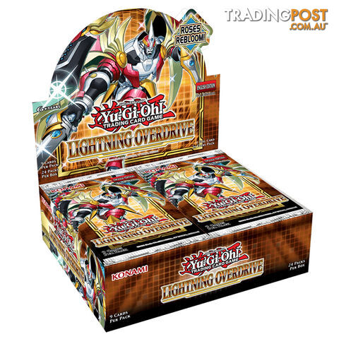 Yu-Gi-Oh! TCG Lightning Overdrive Booster Box - Konami - Tabletop Trading Cards GTIN/EAN/UPC: 4012927848333