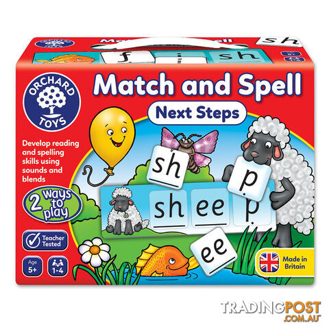Match and Spell Next Steps Card Game - Orchard Toys - Tabletop Board Game GTIN/EAN/UPC: 5011863102294