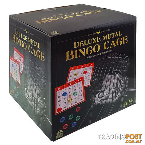 Cardinal Games Classic Deluxe Metal Bingo Cage - Cardinal Games - Tabletop Board Game GTIN/EAN/UPC: 778988317198