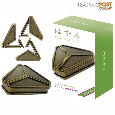 Hanayama Level 3 Cast Delta Puzzle - Hanayama Co.,LTD. - Tabletop Puzzle Game GTIN/EAN/UPC: 779090900544