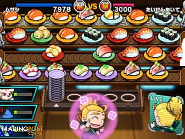 Sushi Striker: The Way of Sushido (3DS) - Nintendo - 2DS/3DS Software GTIN/EAN/UPC: 9318113994590 - photo 3 of 7