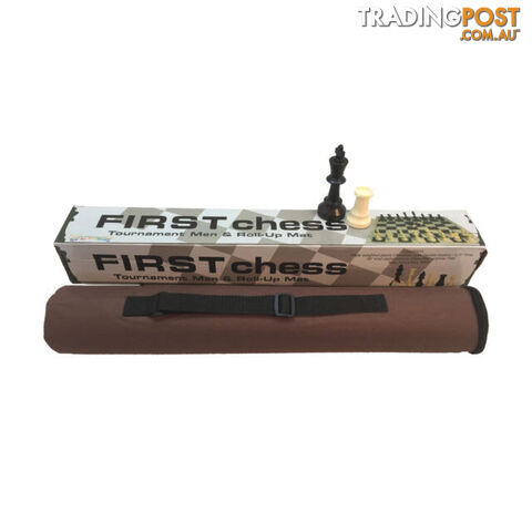 First Chess Tournament Set with Roll-Up Mat - Play All Day Games - Tabletop Board Game GTIN/EAN/UPC: 035756952006