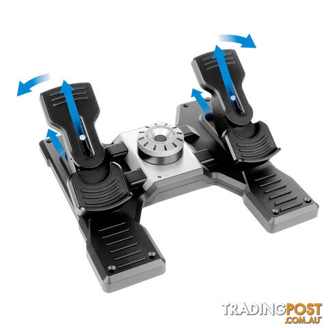 Logitech G Flight Rudder Pedals - Logitech PZ35 - Flight Simulation GTIN/EAN/UPC: 097855127891 - photo 5 of 6