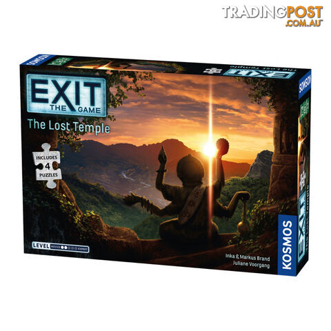 Exit the Game The Lost Temple Jigsaw Puzzle and Board Game - Thames & Kosmos -...