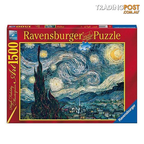 Ravensburger Van Gogh Starry Night 1500 Piece Jigsaw Puzzle - Ravensburger - Tabletop Jigsaw Puzzle GTIN/EAN/UPC: 4005556162079