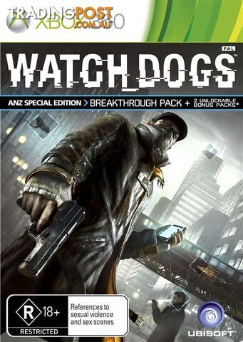 Watch_Dogs: ANZ Special Edition [Pre-Owned] (Xbox 360) - Ubisoft - P/O Xbox 360 Software GTIN/EAN/UPC: 3307215720783