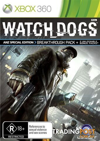 Watch_Dogs: ANZ Special Edition [Pre-Owned] (Xbox 360) - Ubisoft - P/O Xbox 360 Software GTIN/EAN/UPC: 3307215720783