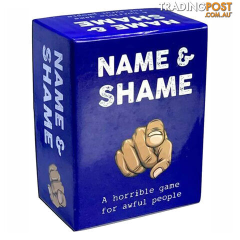 Name & Shame Card Game - RoR Games - Tabletop Card Game GTIN/EAN/UPC: 746160002378