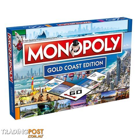 Monopoly: Gold Coast Edition Board Game - Winning Moves - Tabletop Board Game GTIN/EAN/UPC: 5053410003449