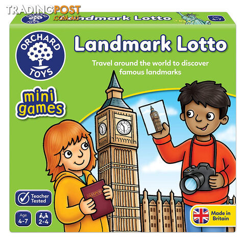 Orchard Toys Landmark Lotto Tile Game - Orchard Toys - Tabletop Domino & Tile Game GTIN/EAN/UPC: 5011863103949