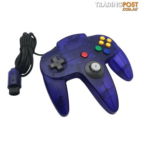 Nintendo 64 Grape Purple Console [Pre-Owned] - Nintendo N64CONSOLEGP - Retro N64 Console - photo 3 of 5