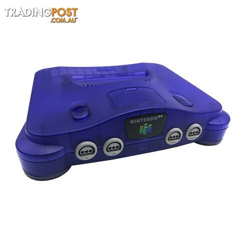 Nintendo 64 Grape Purple Console [Pre-Owned] - Nintendo N64CONSOLEGP - Retro N64 Console - photo 2 of 5