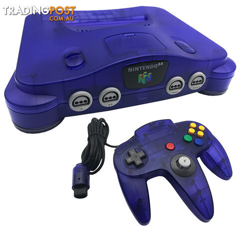 Nintendo 64 Grape Purple Console [Pre-Owned] - Nintendo N64CONSOLEGP - Retro N64 Console